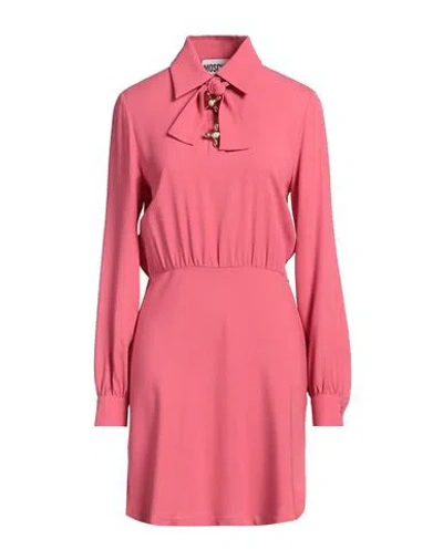 Moschino Couture Woman Mini Dress Pink Size 6 Acetate, Viscose