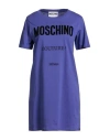 Moschino Couture Woman Mini Dress Purple Size 6 Cotton In Purple