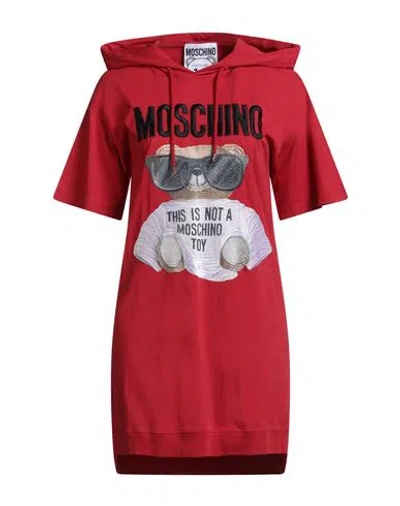 Moschino Couture Woman Mini Dress Red Size 6 Cotton