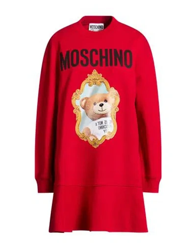 Moschino Couture Woman Mini Dress Red Size 6 Cotton
