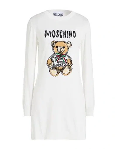 Moschino Couture Woman Mini Dress White Size 8 Cotton