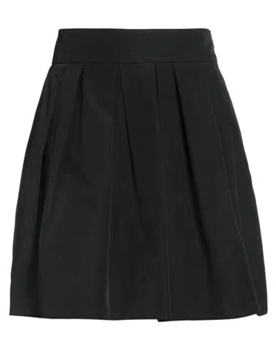 Moschino Couture Woman Mini Skirt Black Size 10 Acetate, Cotton