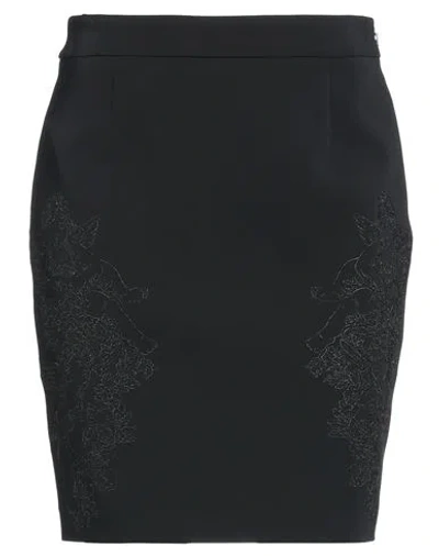 Moschino Couture Woman Mini Skirt Black Size 4 Viscose, Elastane