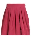 Moschino Couture Woman Mini Skirt Magenta Size 8 Acetate, Cotton