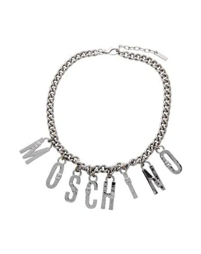 Moschino Couture Woman Necklace Silver Size - Metal