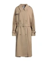 Moschino Couture Woman Overcoat & Trench Coat Beige Size 6 Polyester, Cotton