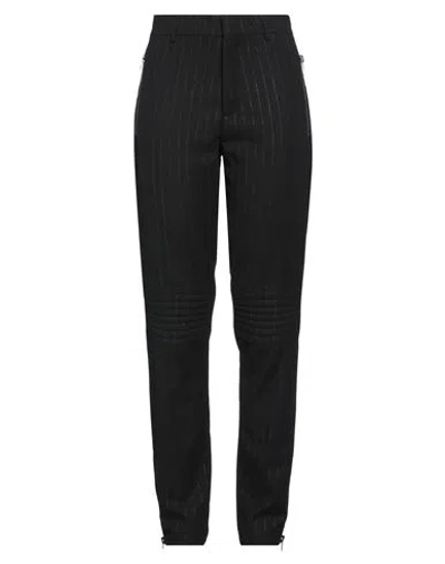 Moschino Couture Woman Pants Black Size 14 Virgin Wool, Viscose