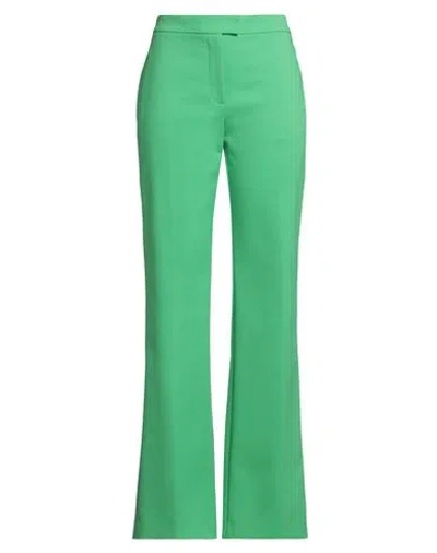 Moschino Couture Woman Pants Green Size 8 Cotton, Polyamide, Elastane