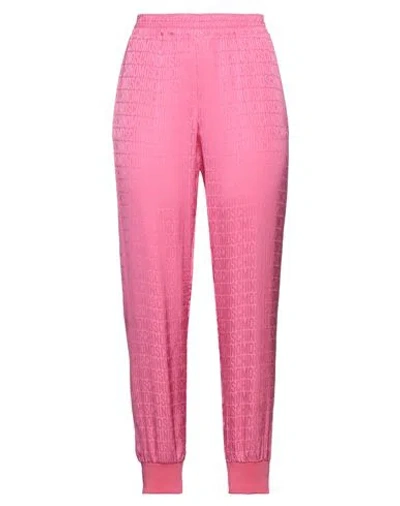Moschino Couture Woman Pants Pink Size 10 Viscose, Silk, Virgin Wool, Polyamide, Elastane