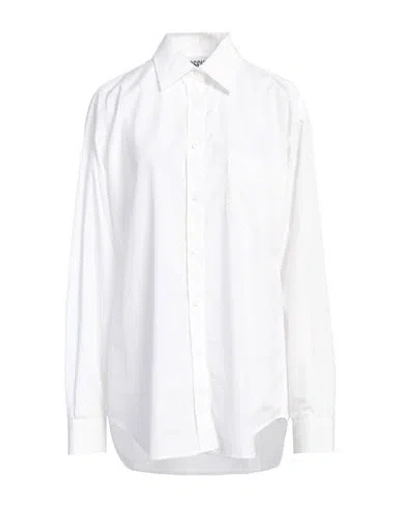 Moschino Couture Woman Shirt White Size 6 Cotton