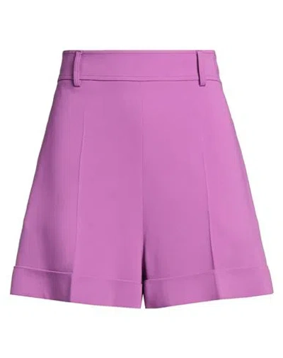 Moschino Couture Woman Shorts & Bermuda Shorts Mauve Size 12 Viscose, Elastane In Purple