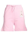 Moschino Couture Woman Shorts & Bermuda Shorts Pink Size 8 Cotton In Pink