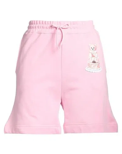 Moschino Couture Woman Shorts & Bermuda Shorts Pink Size 8 Cotton