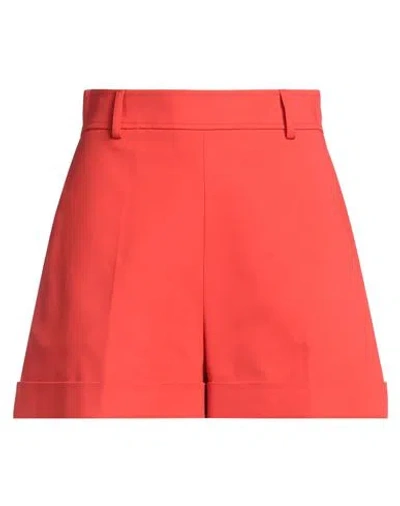 Moschino Couture Woman Shorts & Bermuda Shorts Red Size 10 Cotton, Polyamide, Elastane