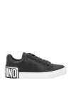 Moschino Couture Woman Sneakers Black Size 7 Leather