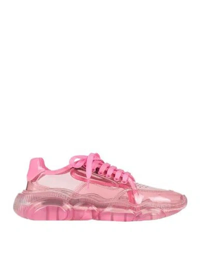 Moschino Couture Woman Sneakers Pink Size 8 Rubber