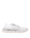 Moschino Couture Woman Sneakers Transparent Size 8 Rubber In Transparent