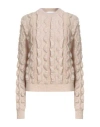 Moschino Couture Woman Sweater Beige Size 10 Polyamide, Mohair Wool, Virgin Wool, Elastane In Neutral