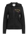 Moschino Couture Woman Sweatshirt Black Size 10 Cotton In Black