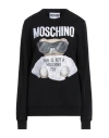 Moschino Couture Woman Sweatshirt Black Size 8 Cotton In Black
