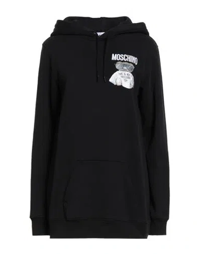 Moschino Couture Woman Sweatshirt Black Size 8 Cotton