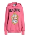 Moschino Couture Woman Sweatshirt Pink Size 12 Organic Cotton