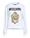 Moschino Couture Woman Sweatshirt White Size 14 Organic Cotton