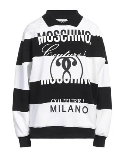 Moschino Couture Woman Sweatshirt White Size 6 Cotton