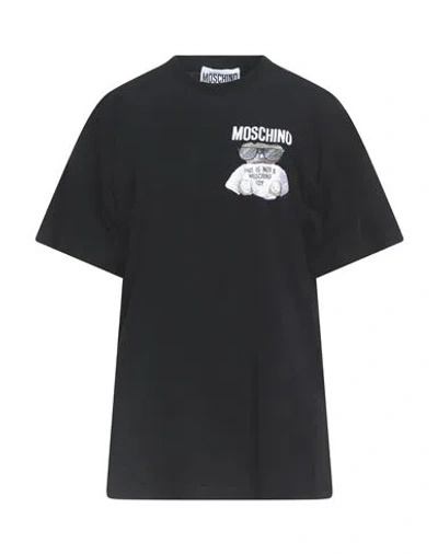 Moschino Couture Woman T-shirt Black Size S Cotton