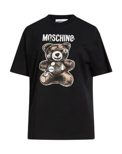 Moschino Couture Woman T-shirt Black Size Xs Cotton