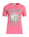 Moschino Couture Woman T-shirt Pink Size 14 Cotton
