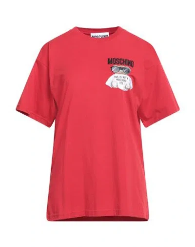 Moschino Couture Woman T-shirt Red Size Xxs Cotton