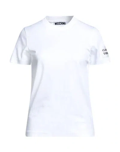 Moschino Couture Woman T-shirt White Size 10 Cotton