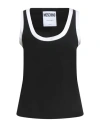 Moschino Couture Woman Top Black Size 8 Acetate, Viscose