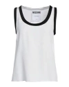 Moschino Couture Woman Top White Size 14 Acetate, Viscose In White