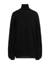 Moschino Couture Woman Turtleneck Black Size 8 Virgin Wool