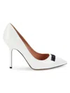 MOSCHINO COUTURE ! WOMEN'S LOGO PATENT LEATHER PUMPS
