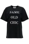 Moschino Women's Oversized T-shirt With Same Old In Nero