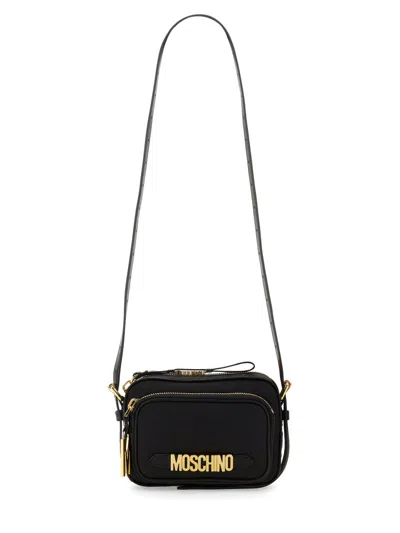 Moschino Women's Shoulder Bag With Logo In Black