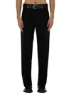 Moschino Couture Wool Pants In Black