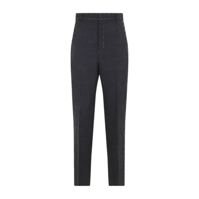 Moschino Couture Wool Pants In Blue