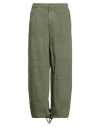 Moschino Couture X Smiley World Man Jeans Military Green Size 40 Cotton In Green