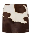 Moschino Cow-print Mini Skirt In Animal Print