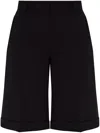 Moschino Wide-leg Shorts In Schwarz