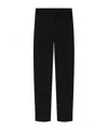 Moschino Creased Straight Trousers In Black