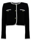Moschino Crepe Short Jacket Blazer And Suits