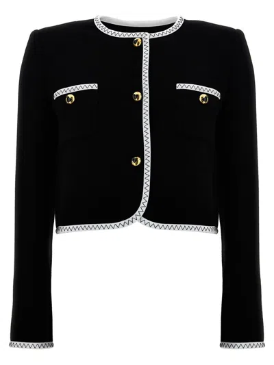 MOSCHINO MOSCHINO CREPE SHORT JACKET