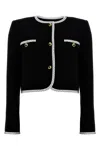 Moschino Crepe Short Jacket Blazer And Suits