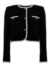 Moschino Crepe Short Jacket Blazer And Suits In White
