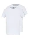 Moschino Crew-neck Cotton T-shirt (pack Of Two) In White